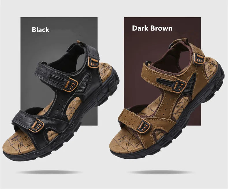 Sandales Cuir Homme