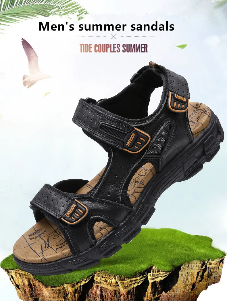 Sandales Cuir Homme