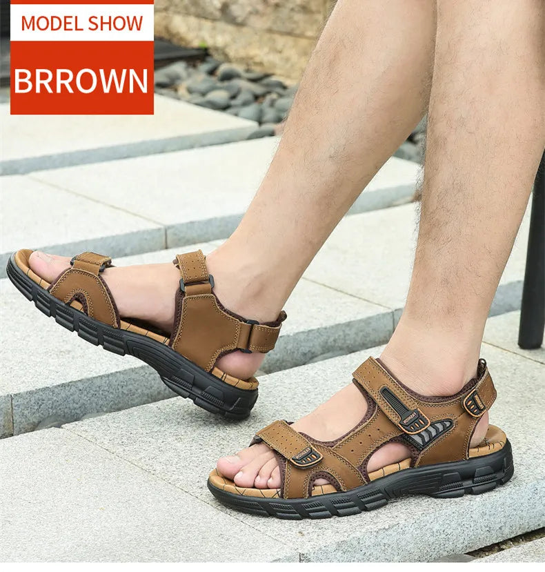 Sandales Cuir Homme