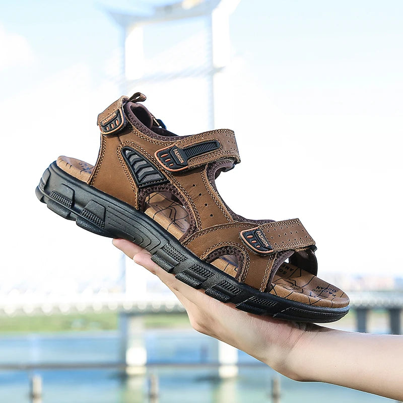 Sandales Cuir Homme