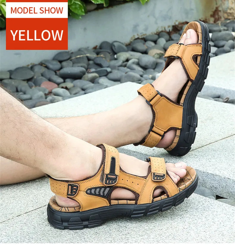 Sandales Cuir Homme