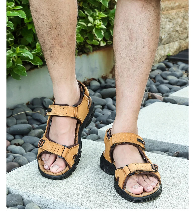 Sandales Cuir Homme