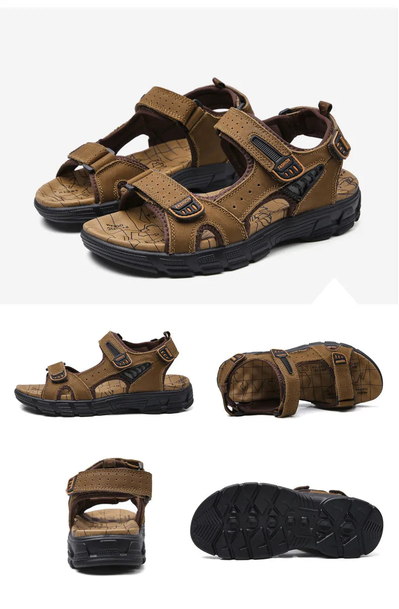 Sandales Cuir Homme