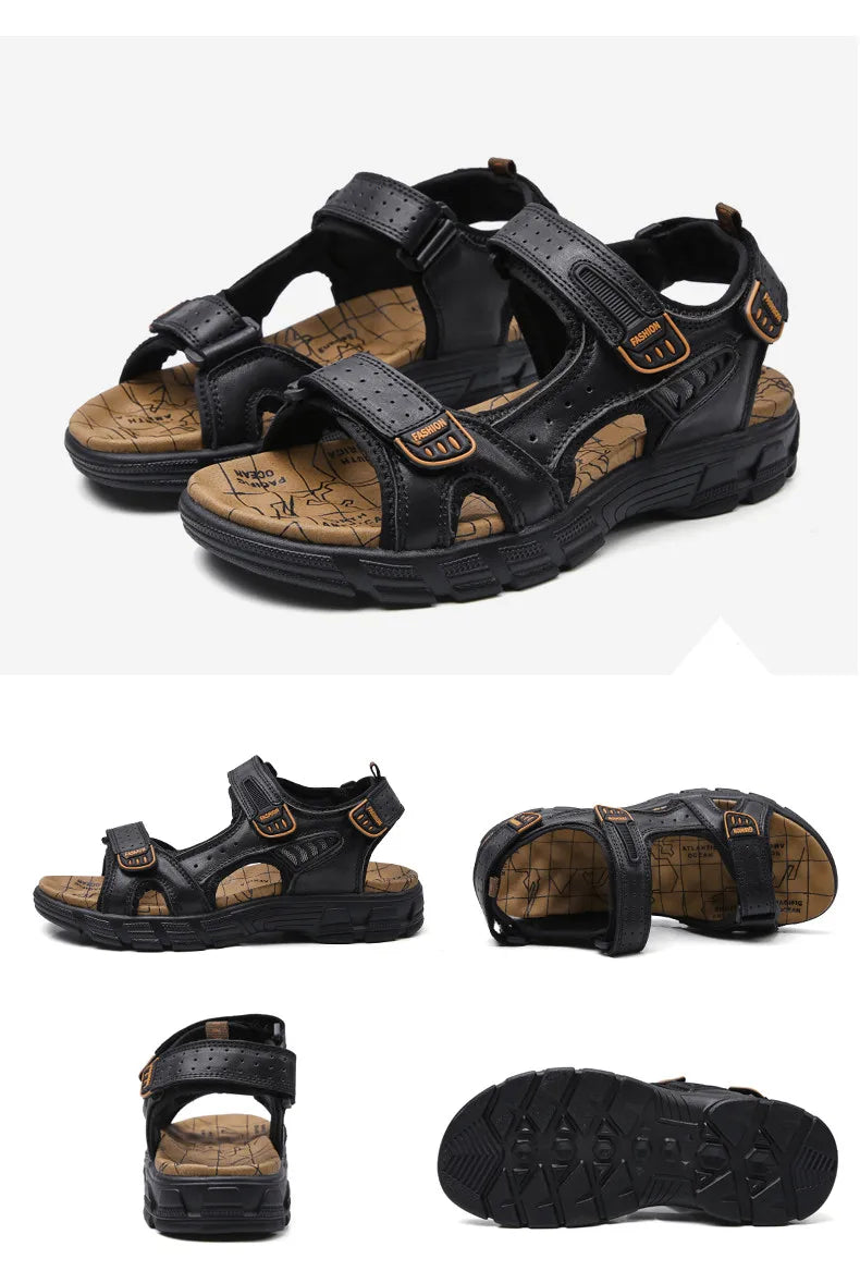 Sandales Cuir Homme