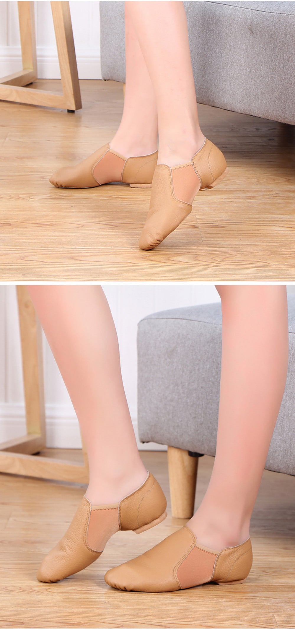Chaussures Jazz Cuir